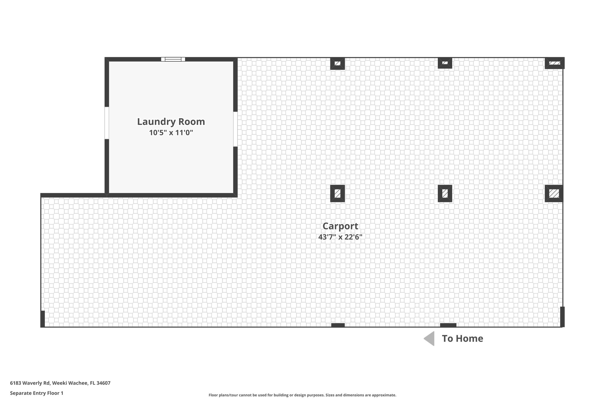 Separate Entry Floor 1