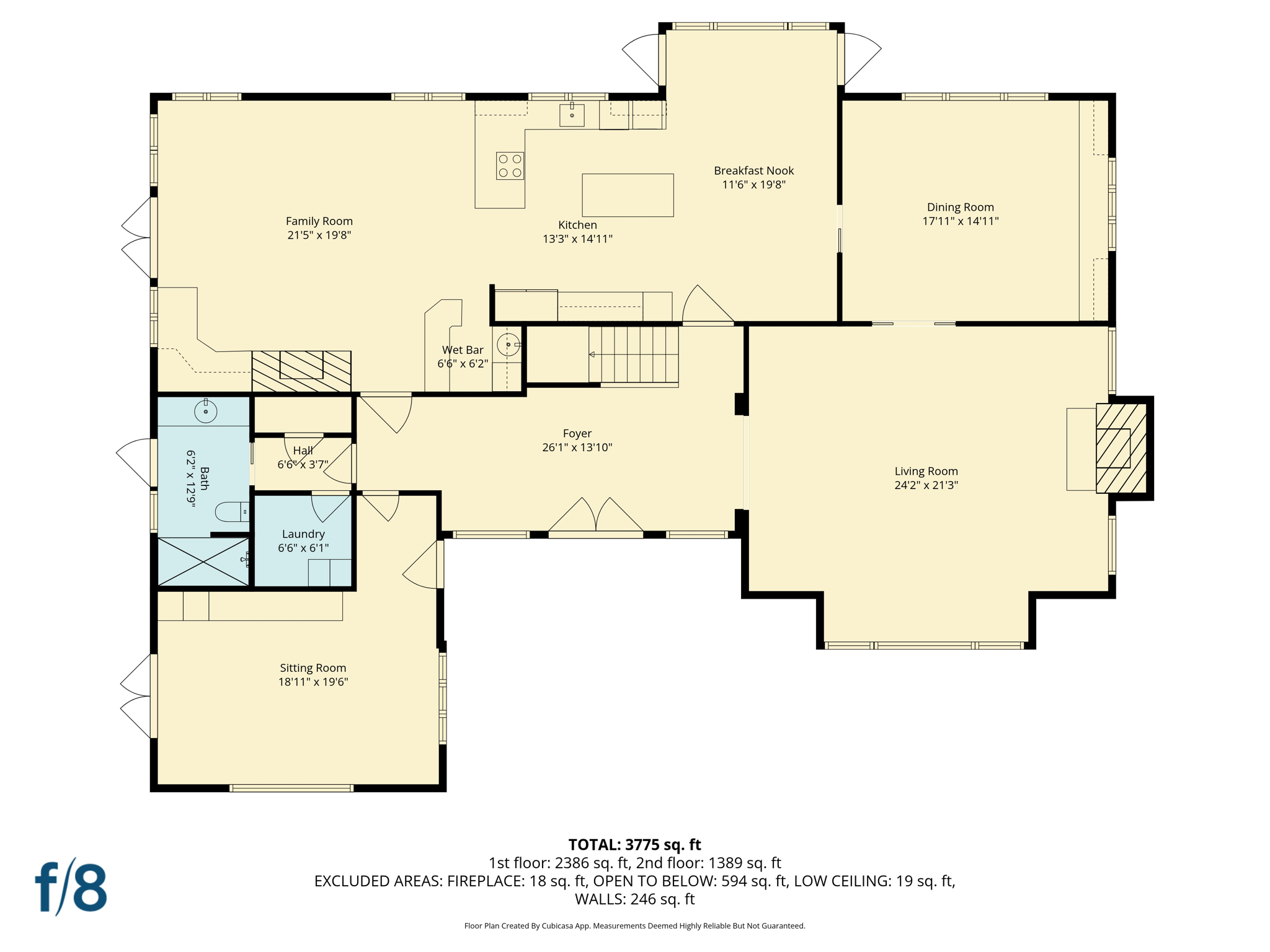 295 Pine Creek Rd, Walnut Creek, CA 94598 - FP1