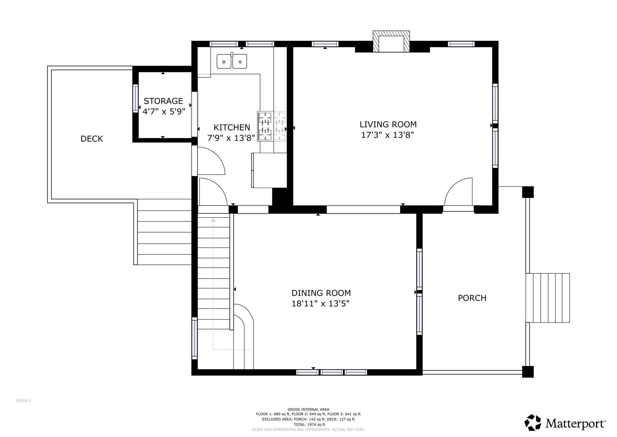 2405 Rhode Island Ave NE - Floor Plan - Main Level
