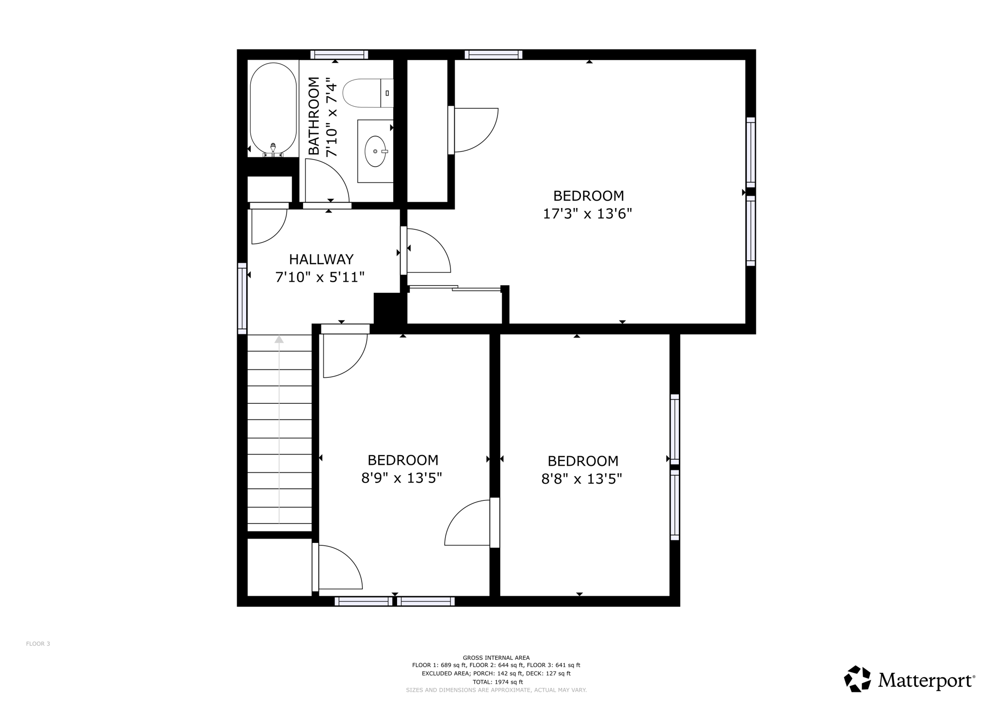2405 Rhode Island Ave NE - Floor Plan - Upper Level