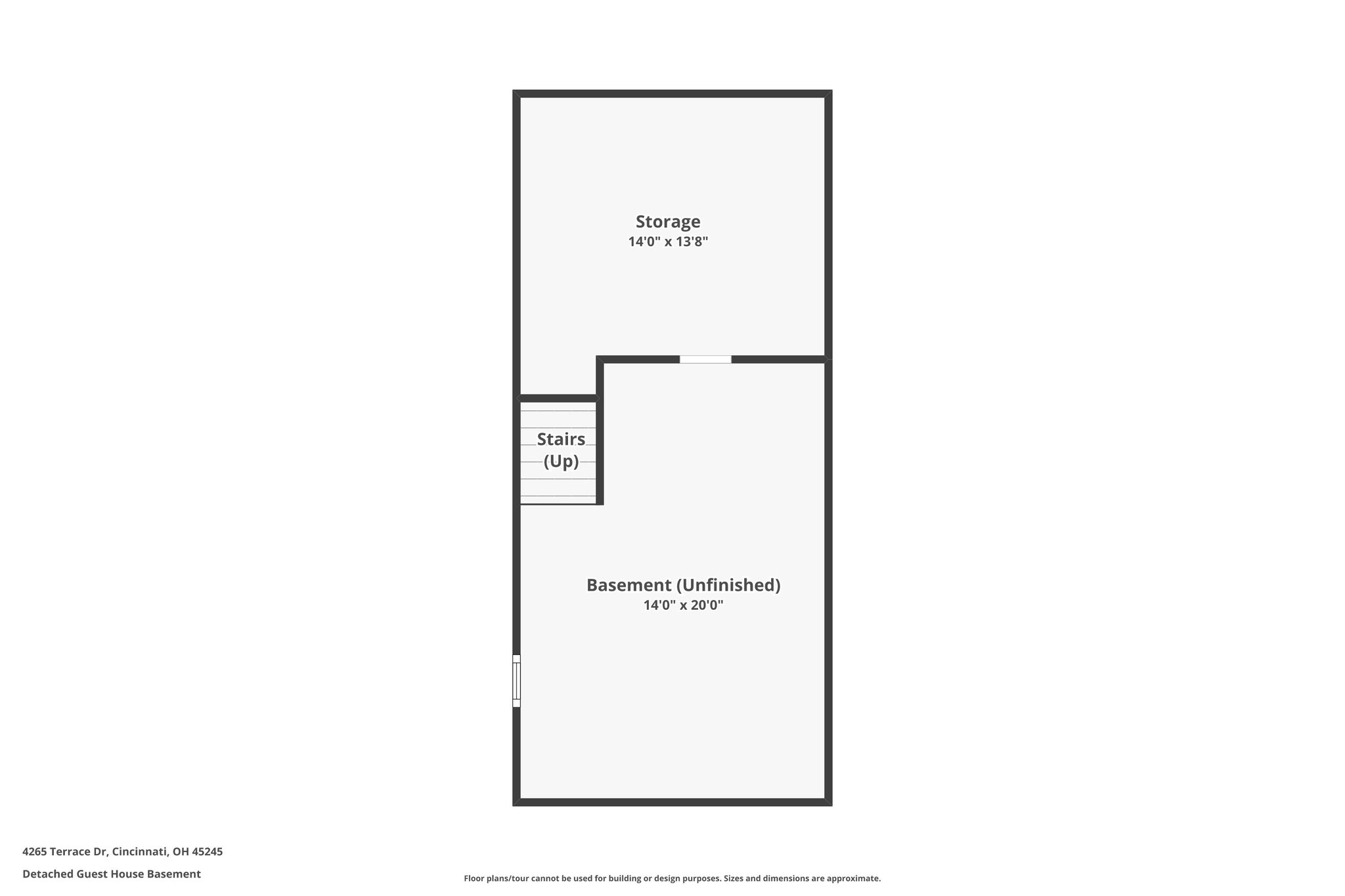 Detached Guest House Basement