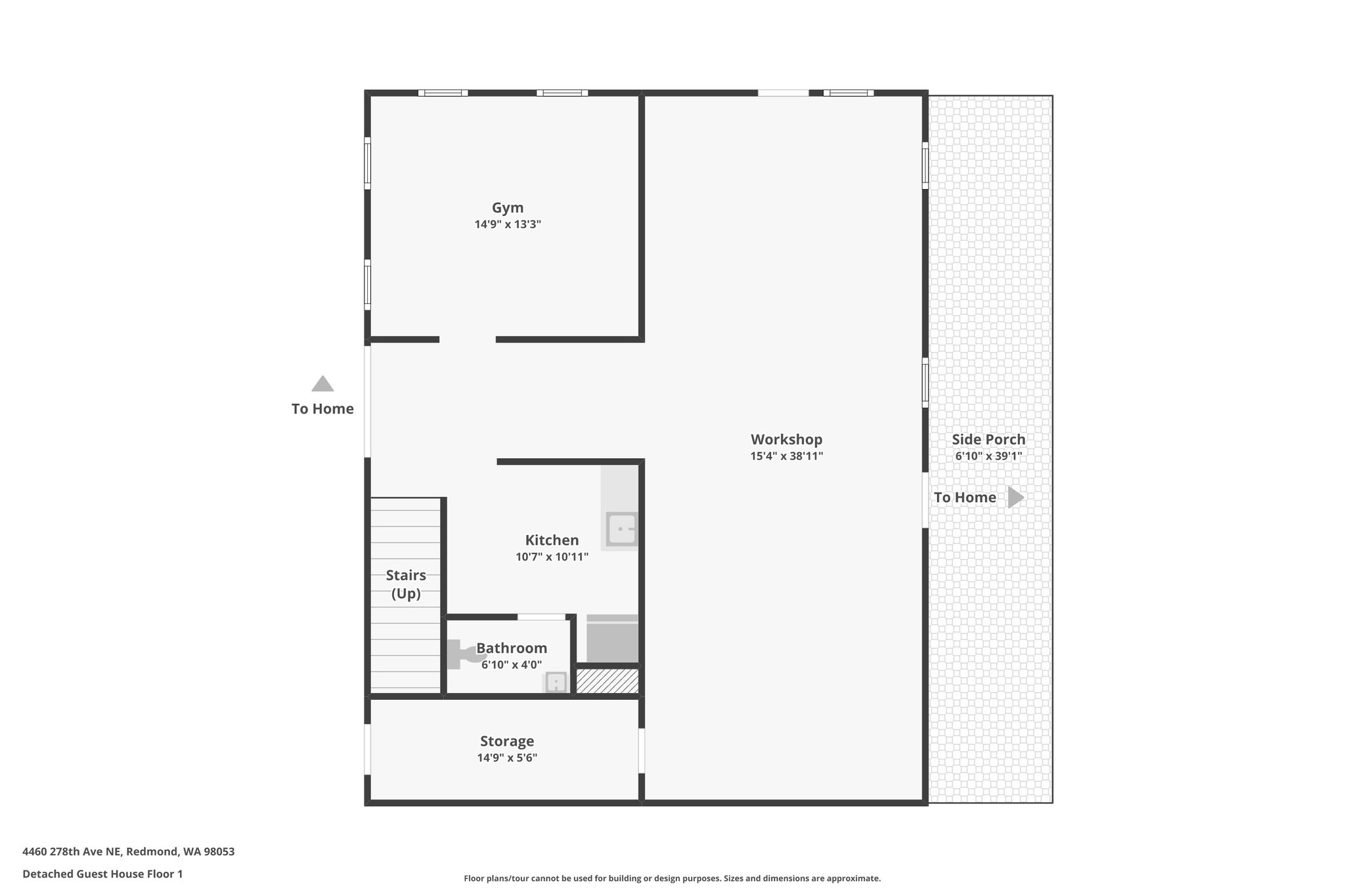 Detached Guest House Floor 1