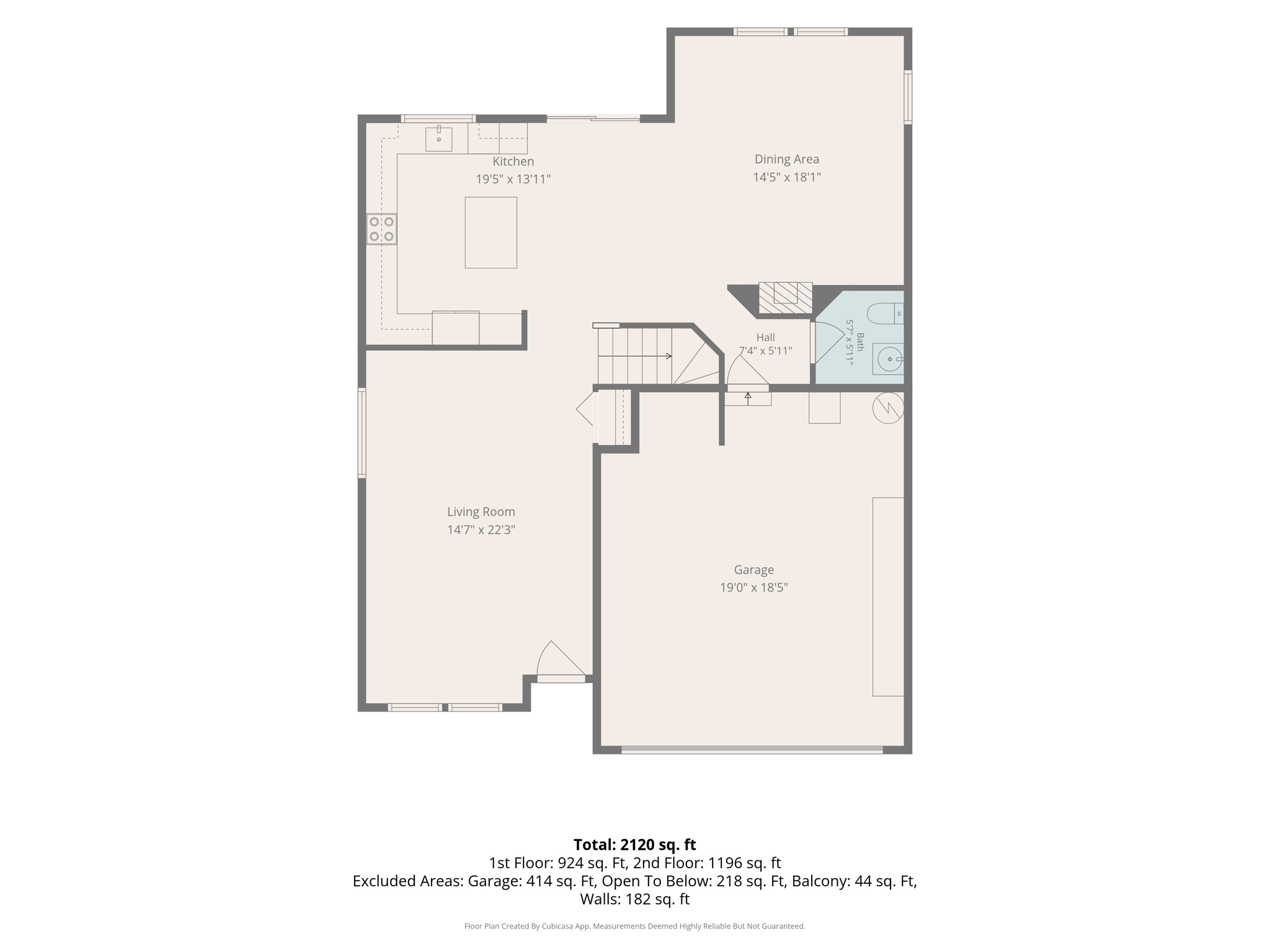 With Dimensions 1st Floor