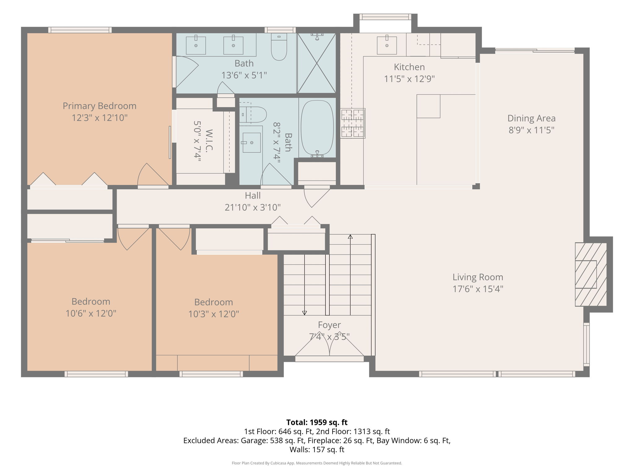With Dimensions 2nd Floor
