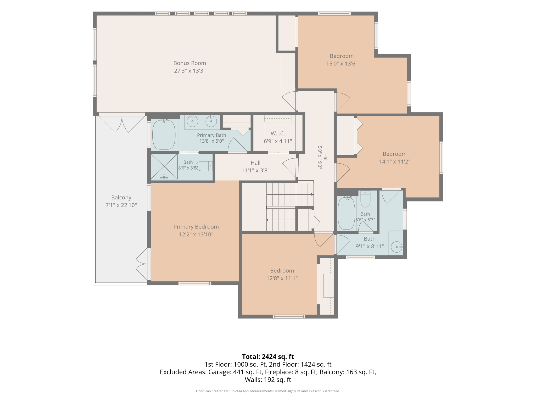 With Dimensions 2nd Floor