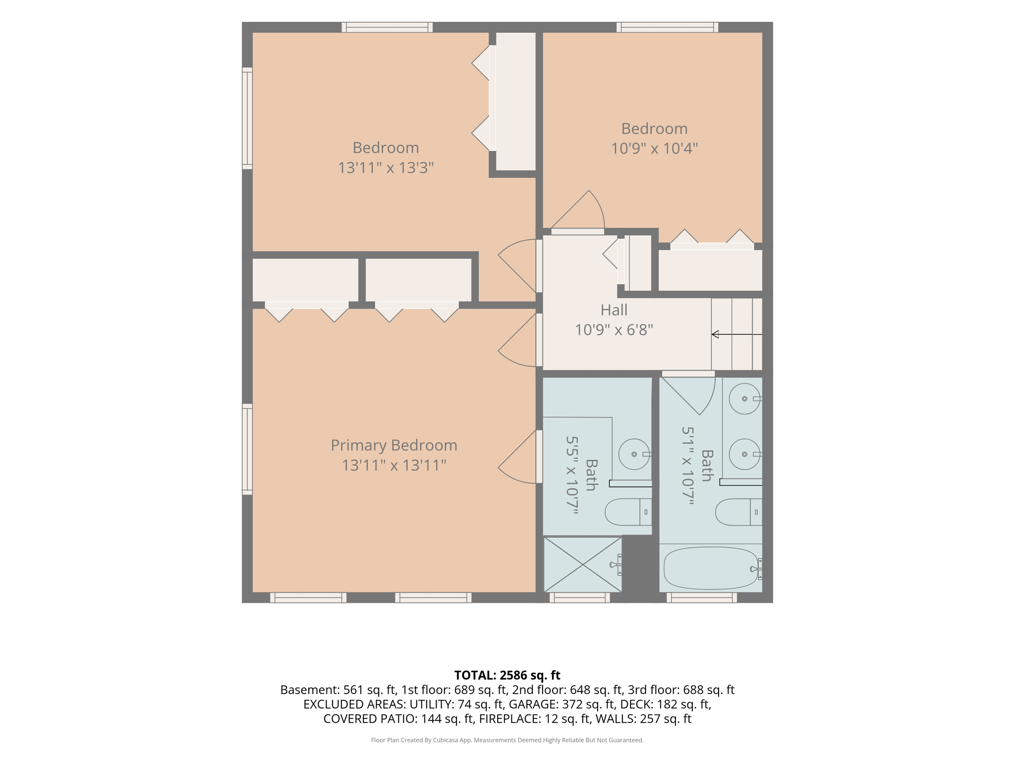 upper level w dimensions