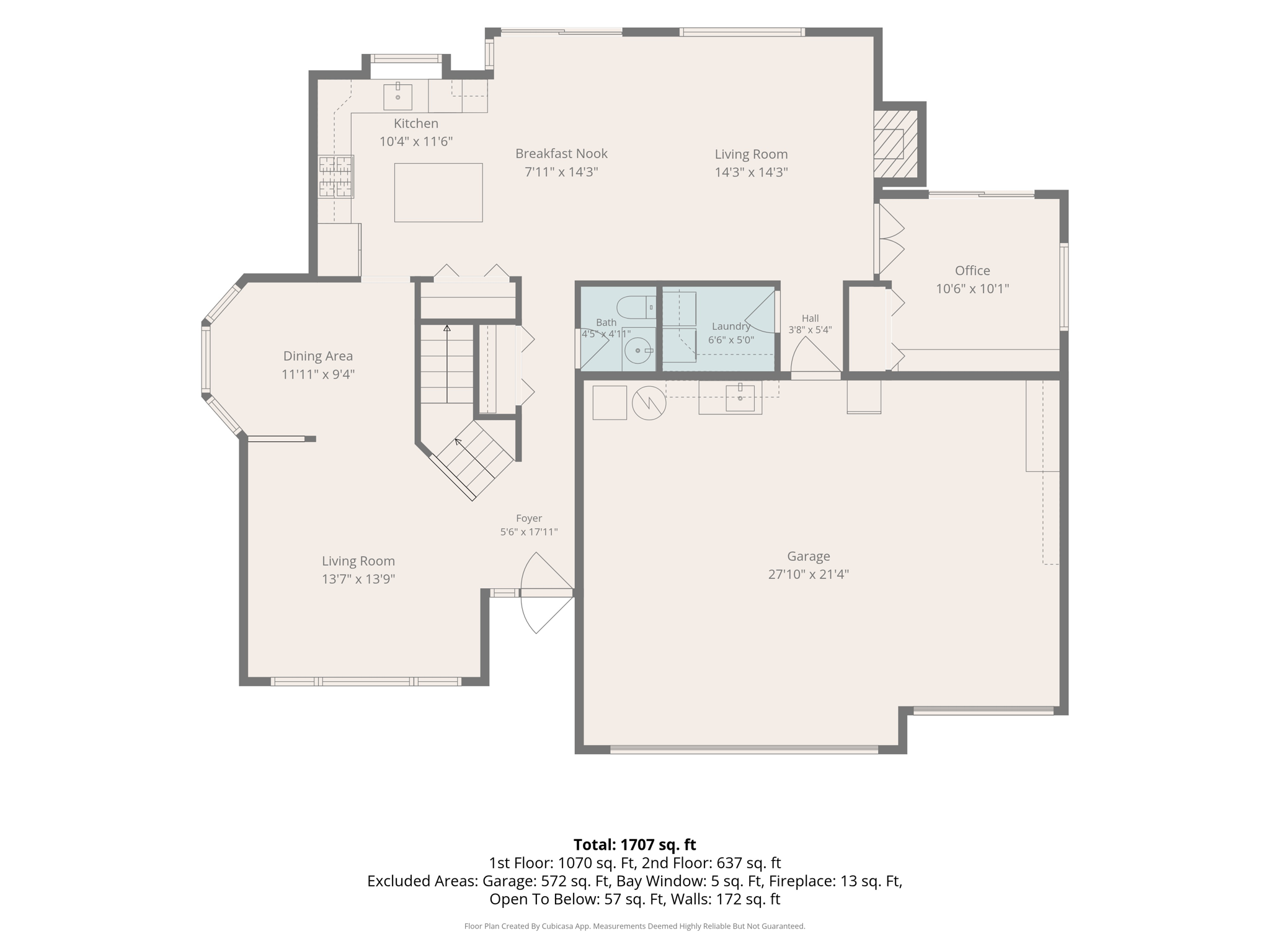 With Dimensions 1st Floor