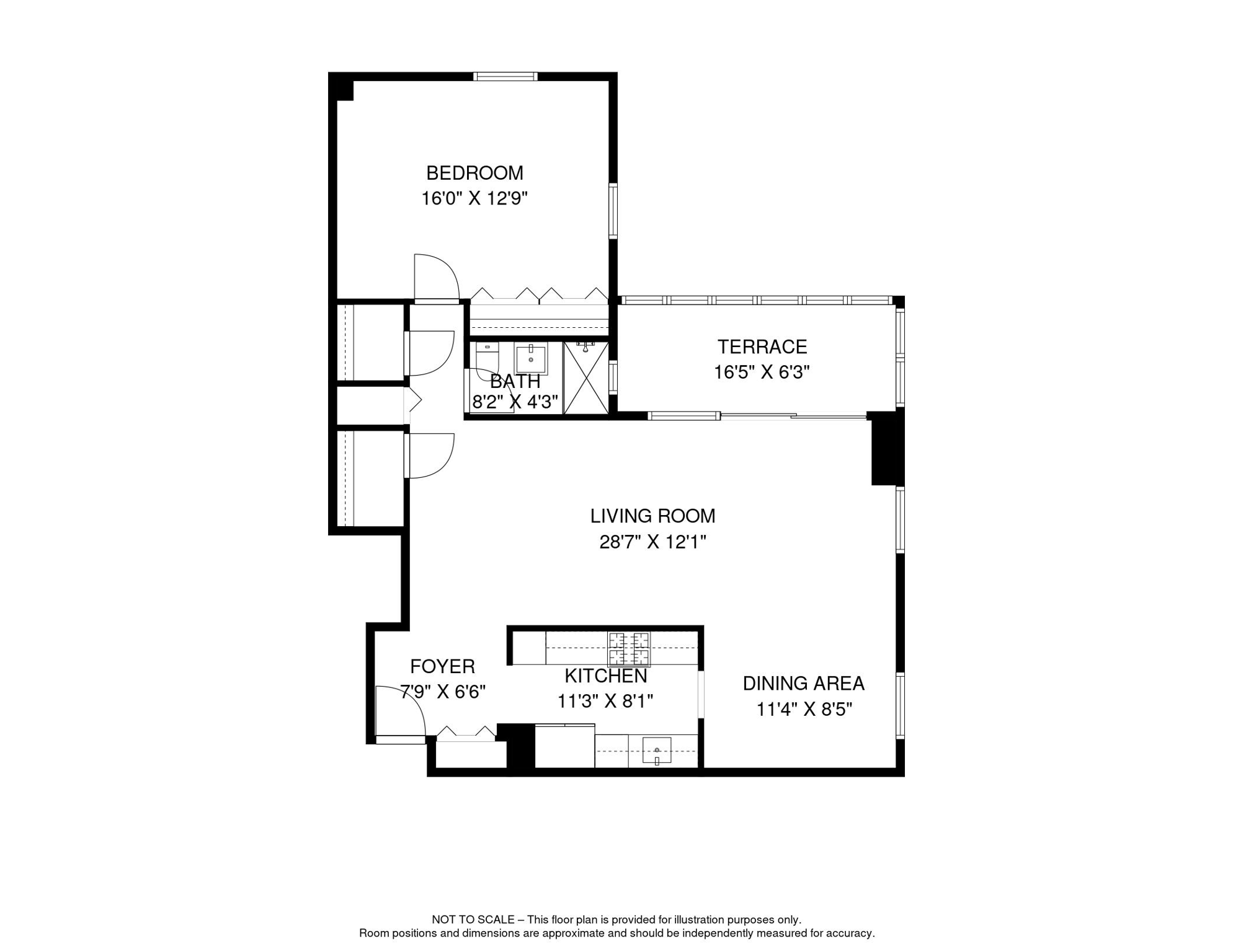 530 Valley Road 2V Floor Plan