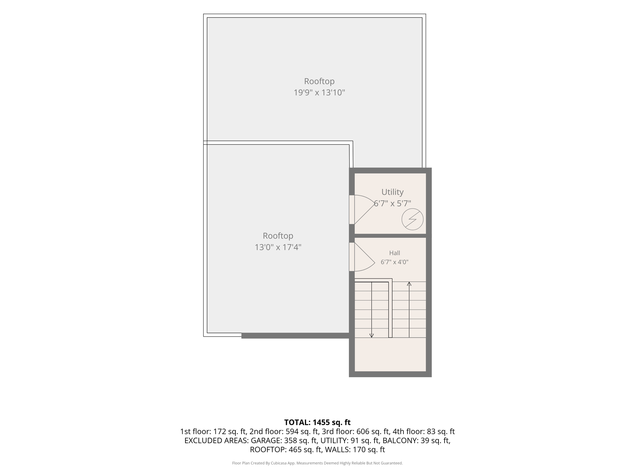 4th floor w dimensions