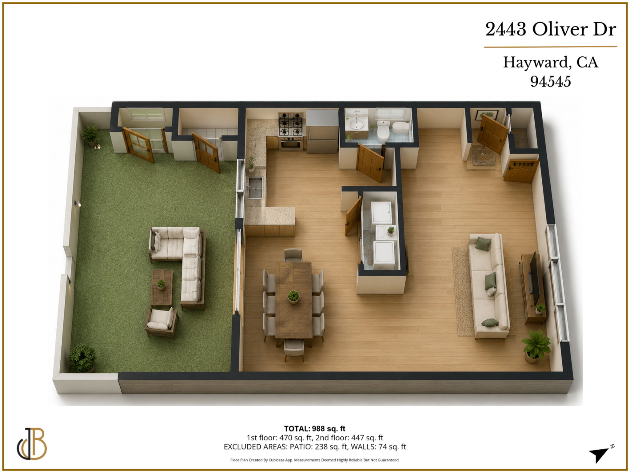 Floorplan 3D #Floor1