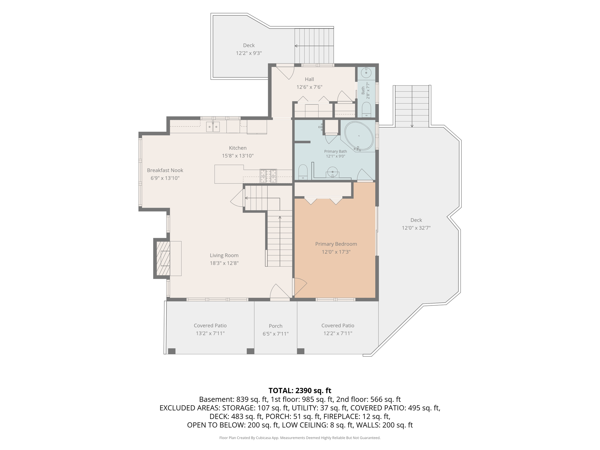 main floor w dimensions