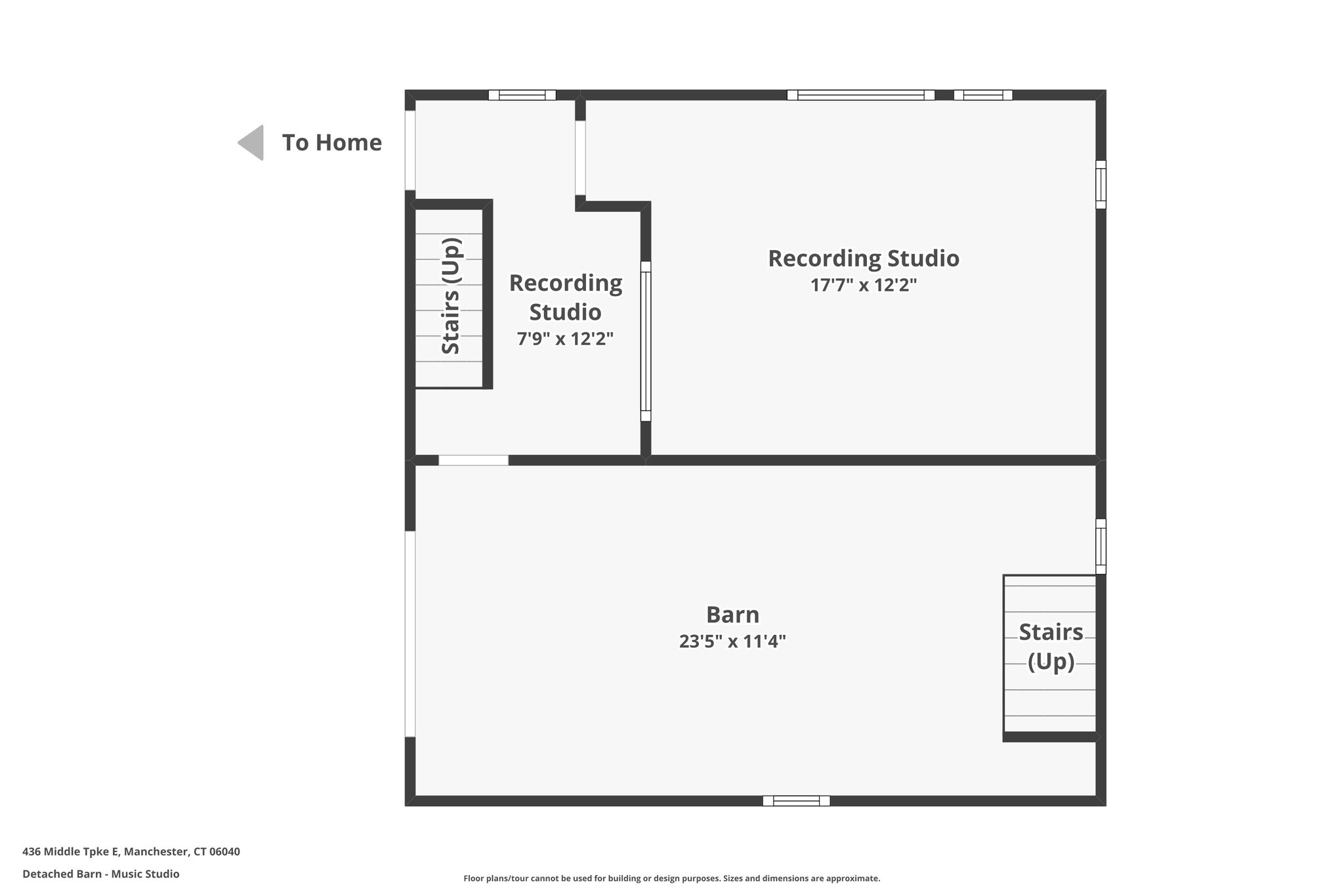 Detached Barn - Music Studio