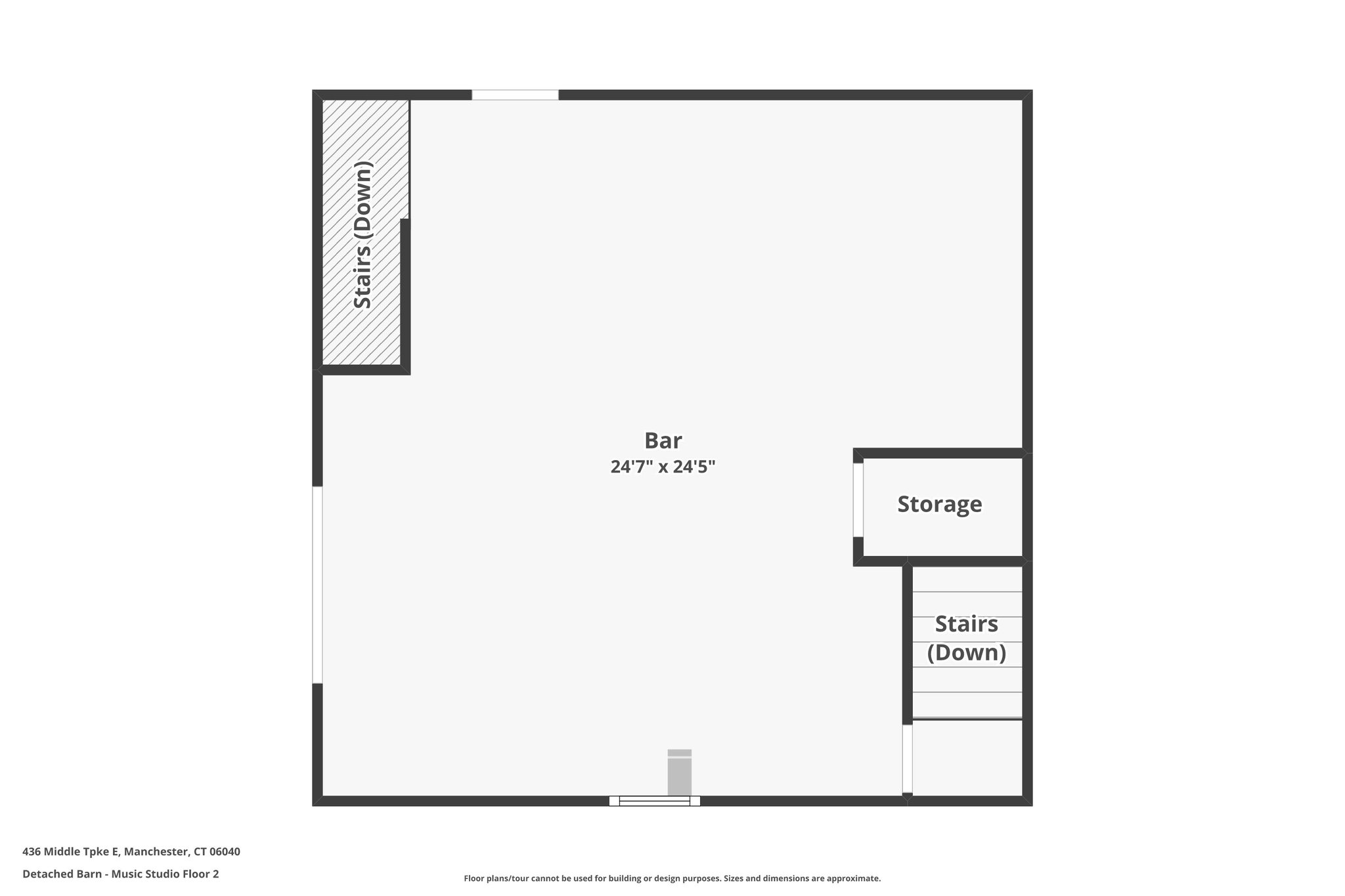 Detached Barn - Music Studio Floor 2