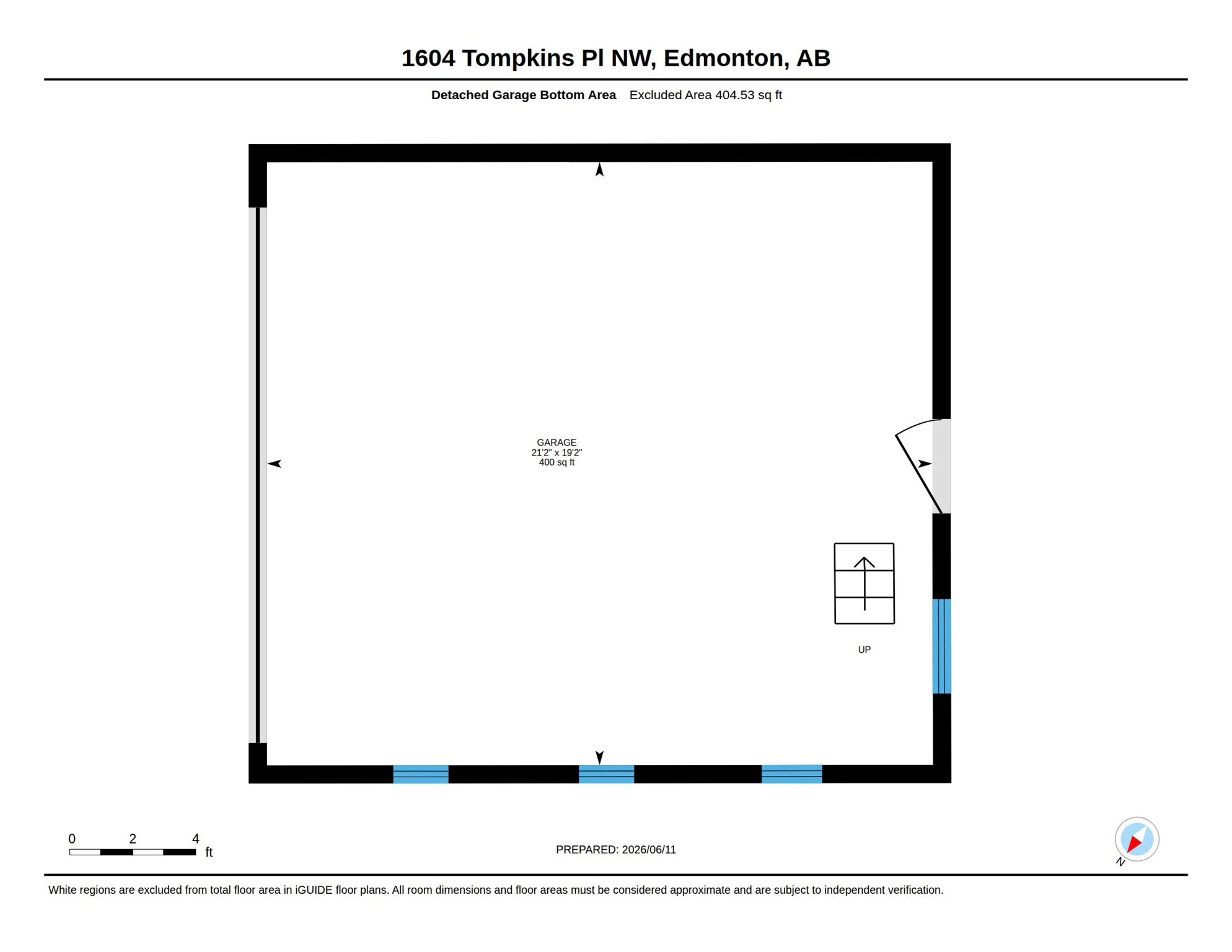 Detached Garage Bottom Area