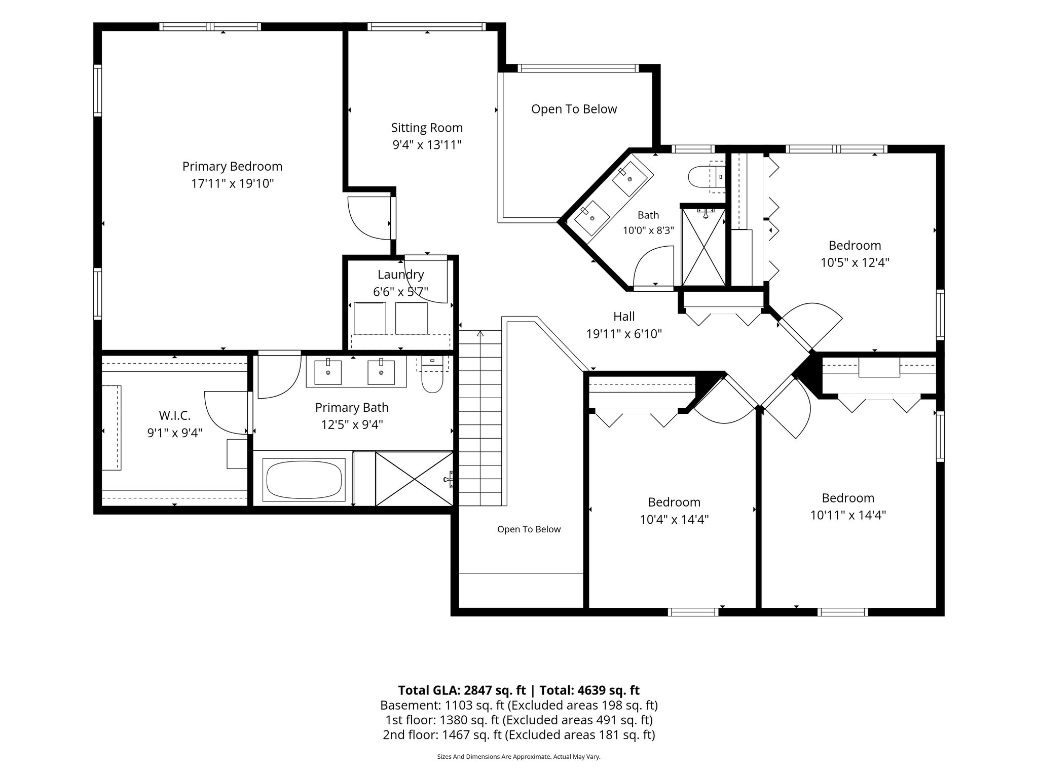 Floor Plan - Second Level