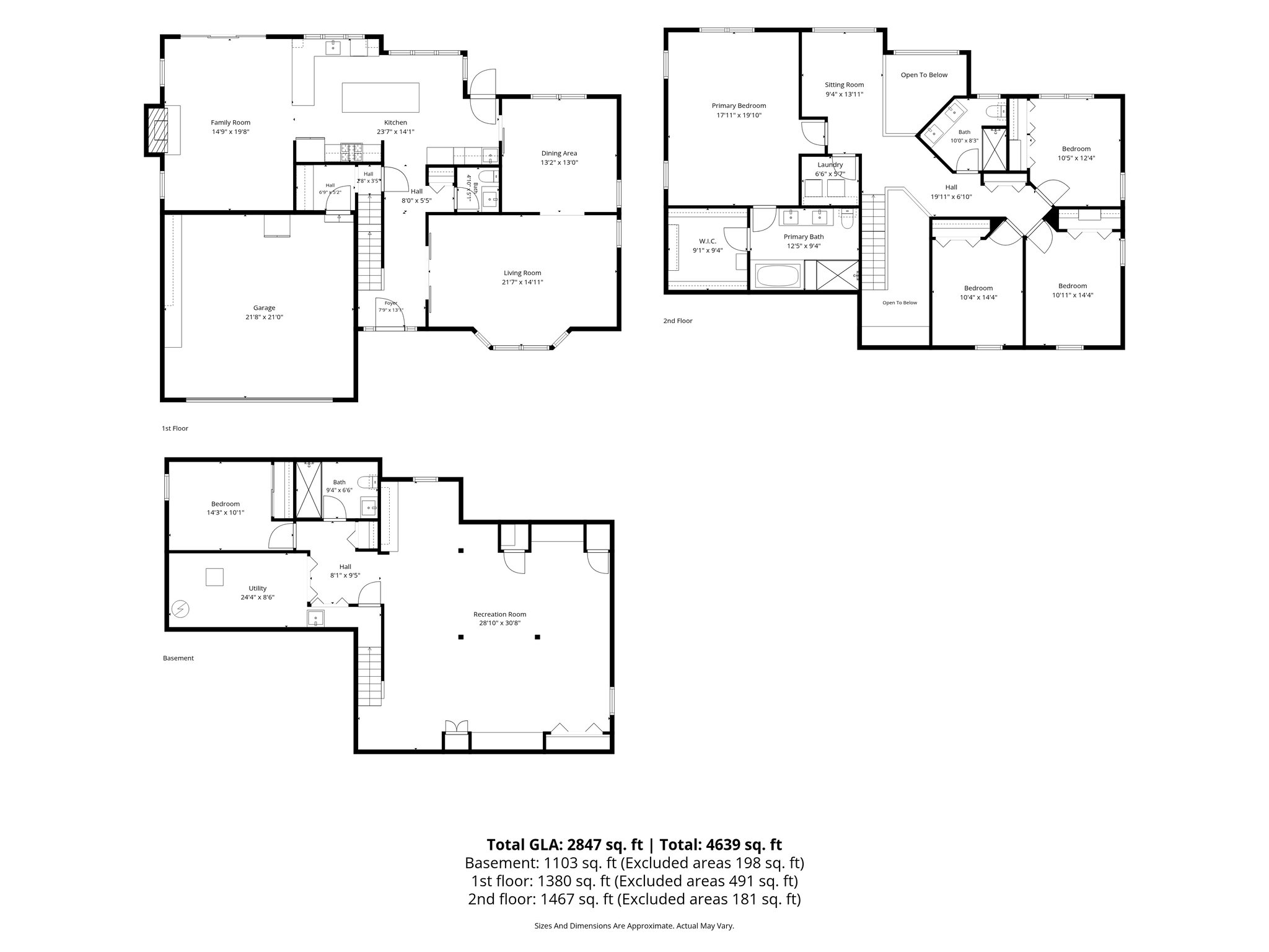 Floor Plan - All Levels