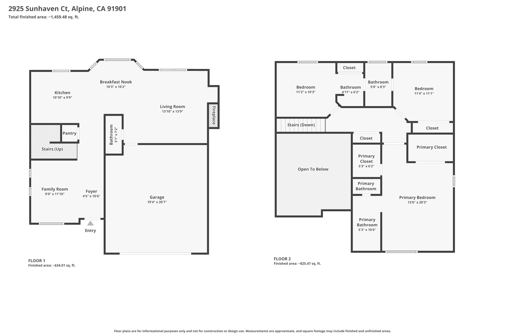 Combined floor plan