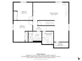 Basement with dimensions