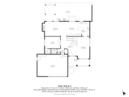Floor 1 with dimensions