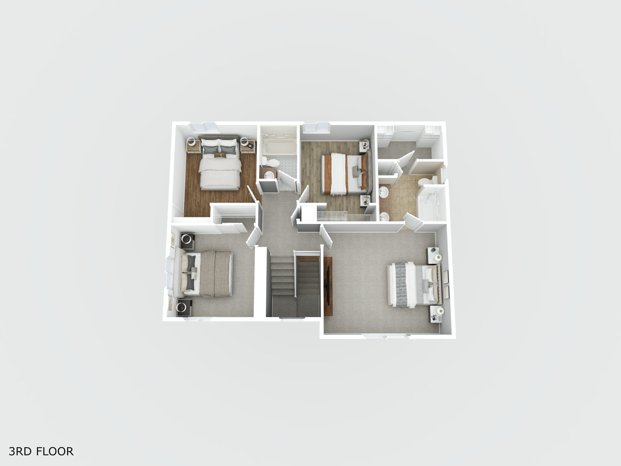 Upstairs - 3D