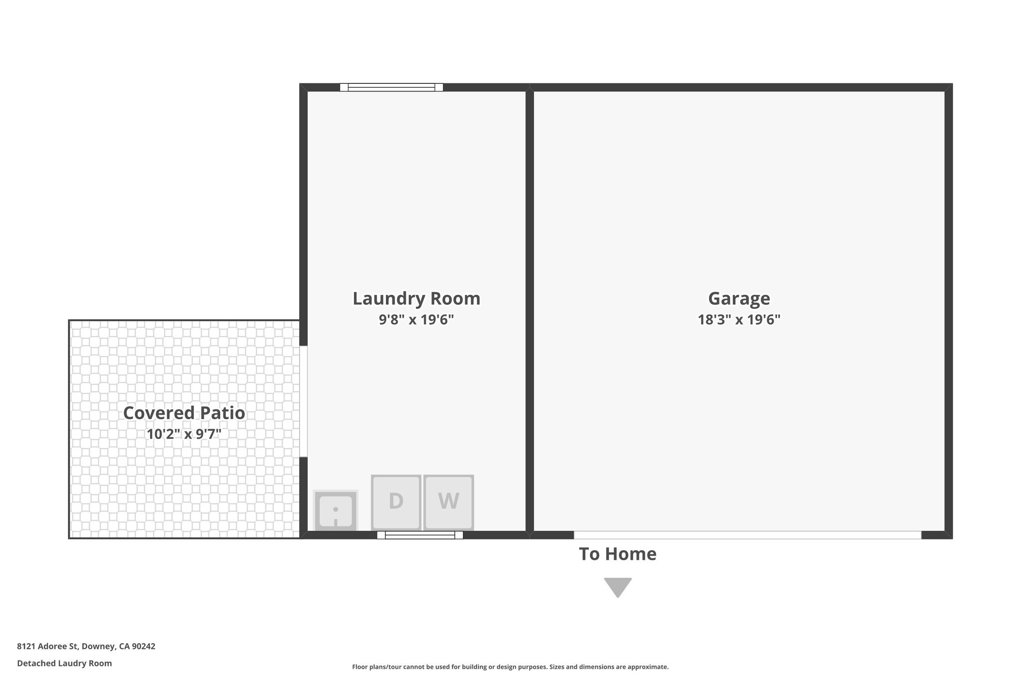 Detached Laudry Room