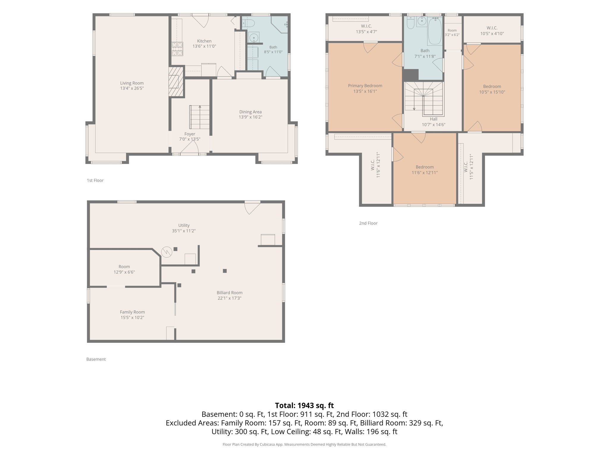 With Dimensions All Floors