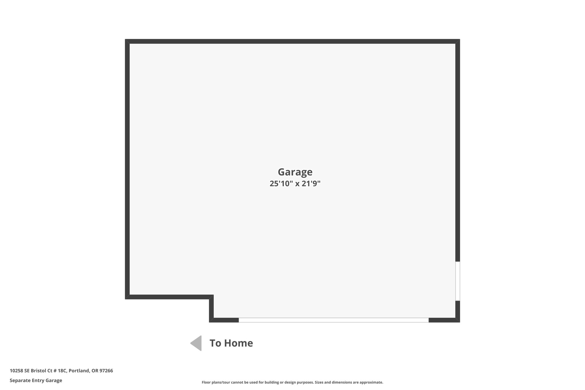 Separate Entry Garage
