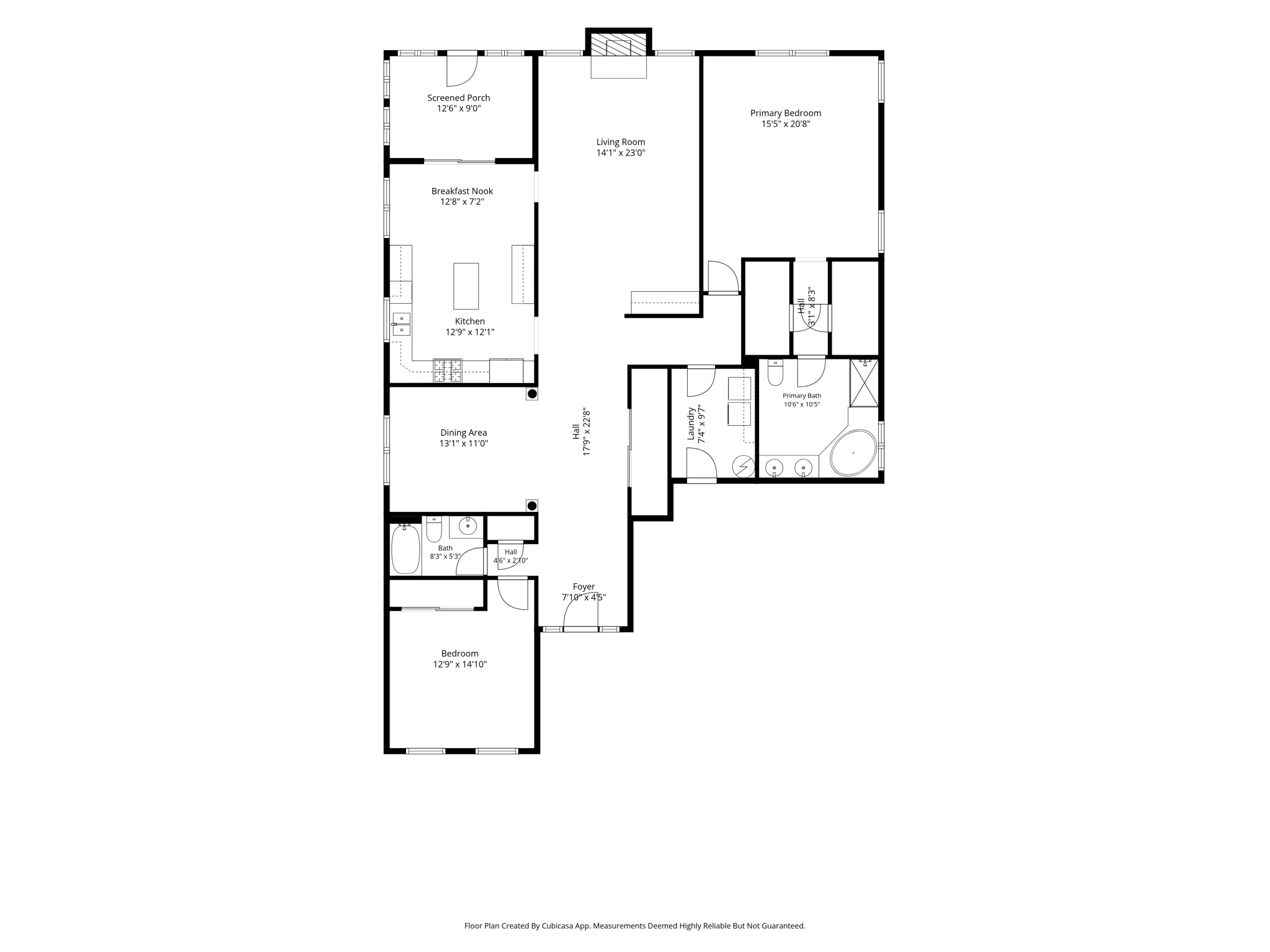Floorplan #1 - no square footage