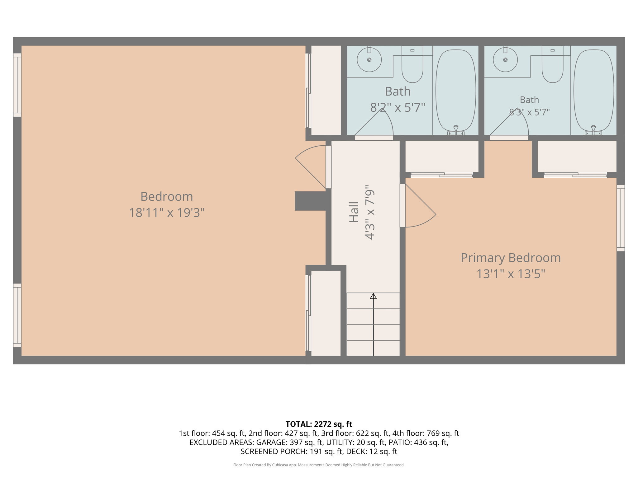 upper level w dimensions