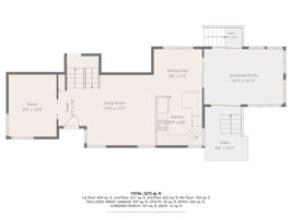 main level w dimensions