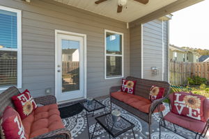 Covered Back Porch