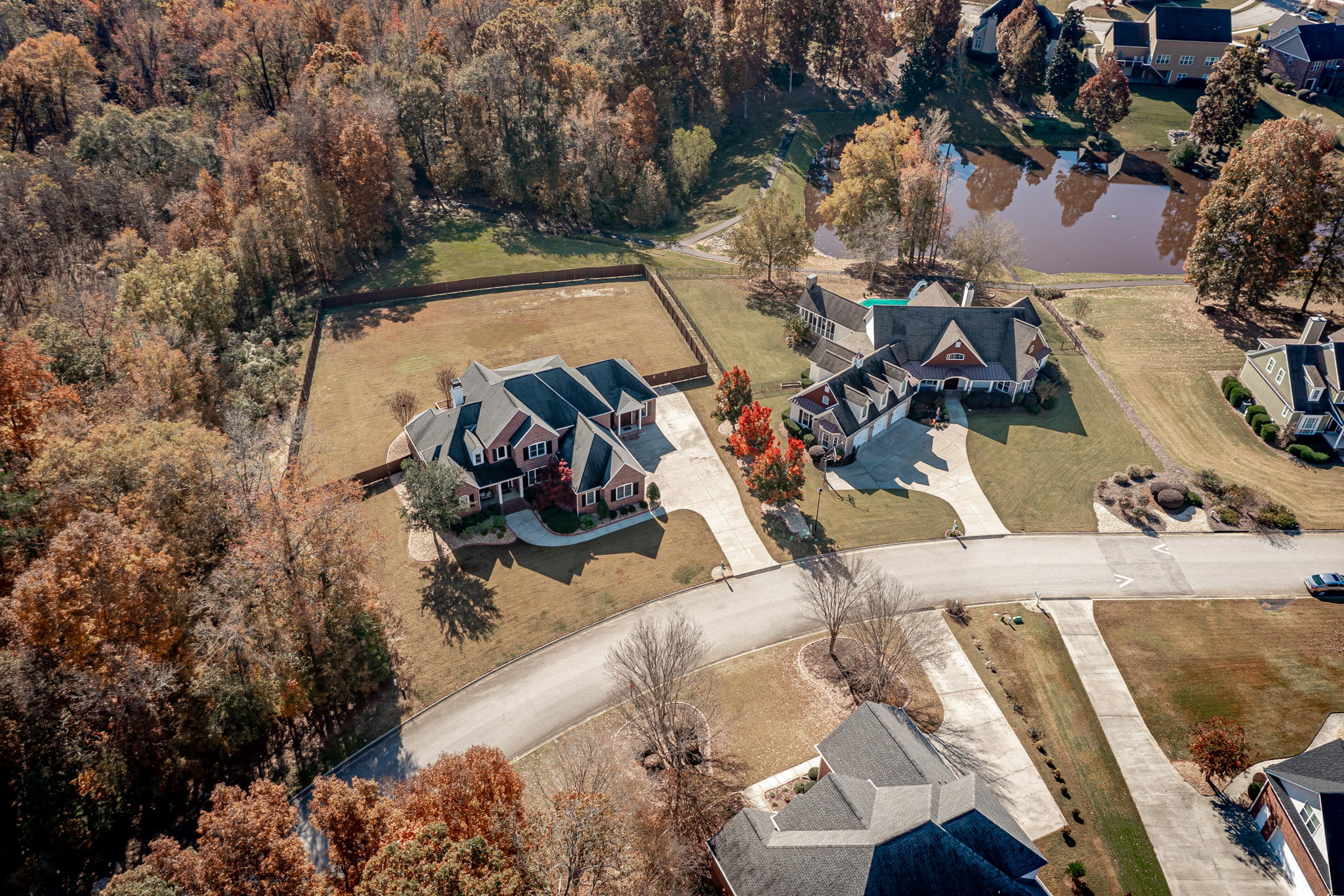 Aerial View Of Home