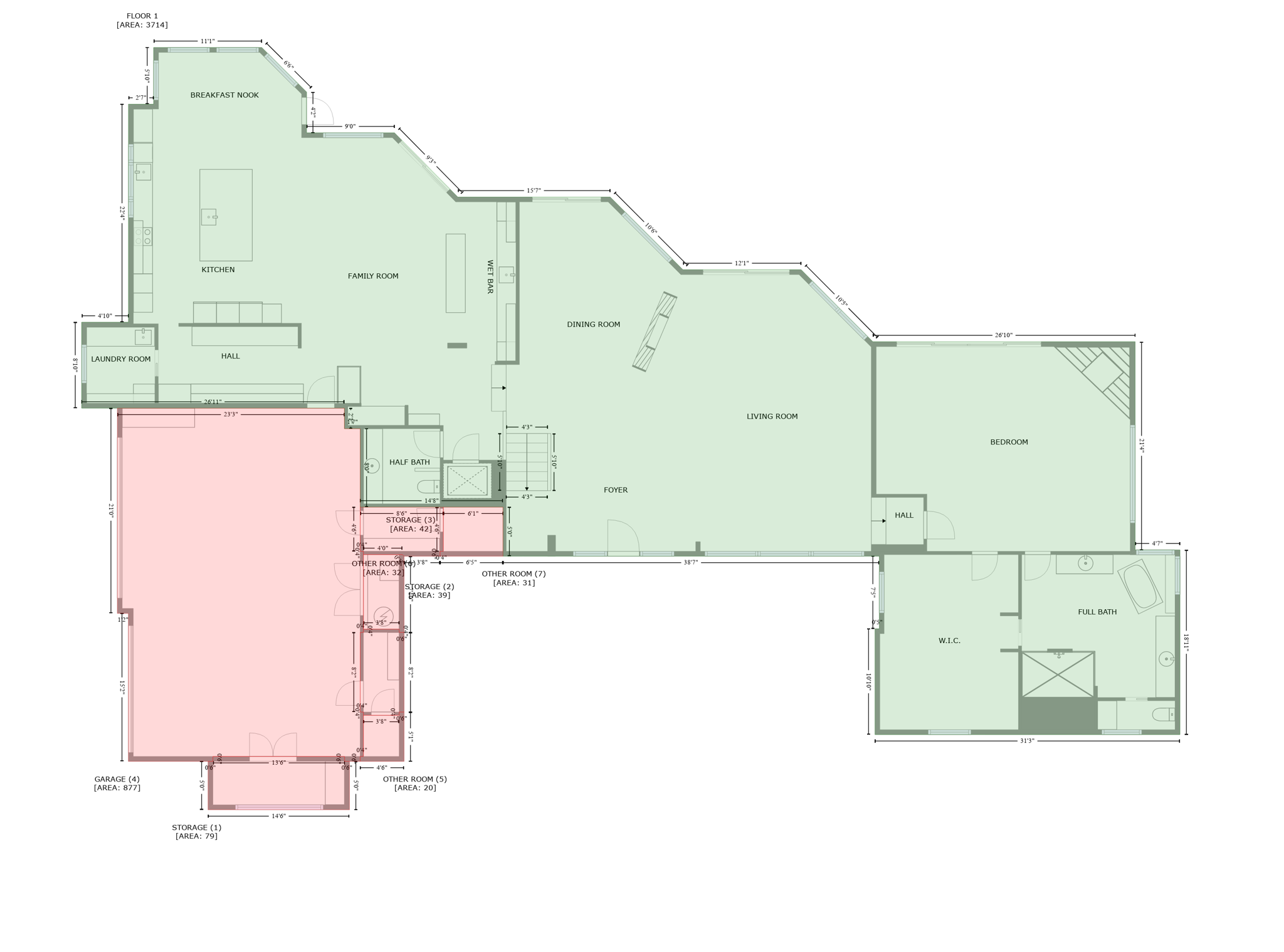 GLA Floor Plan 1st Floor