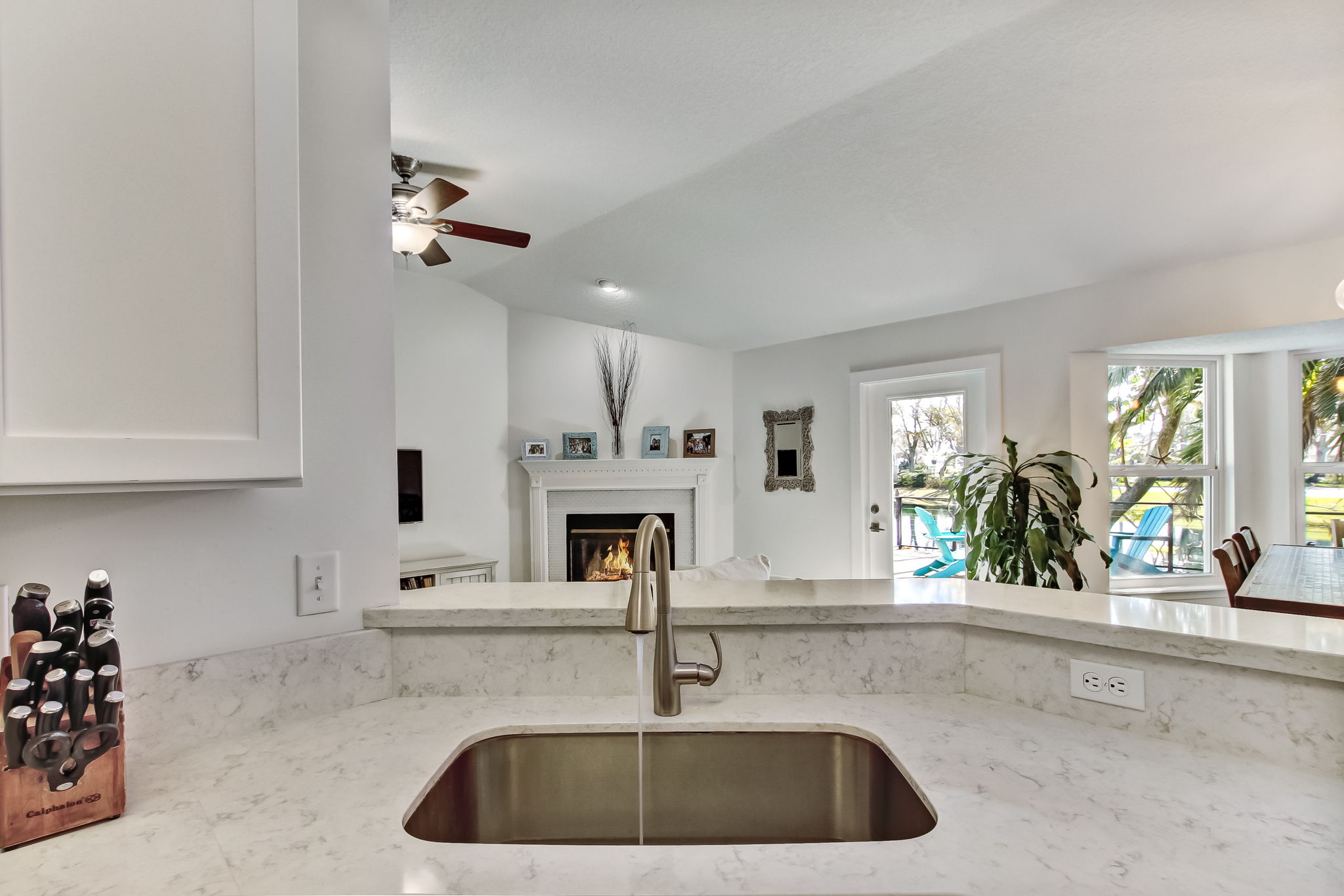 Sink with a view
