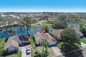 Aerial View With Arrow