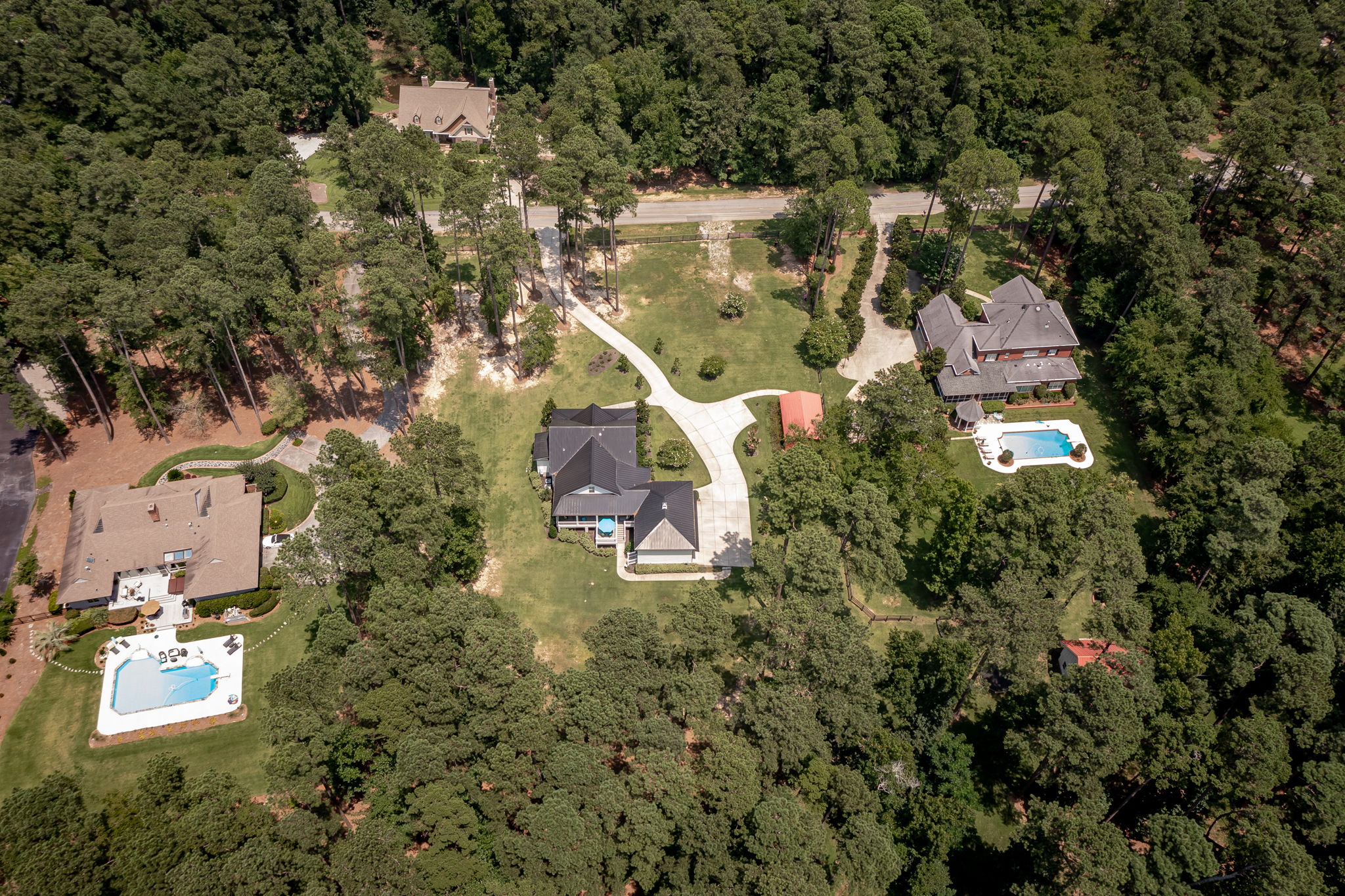 Aerial View Of Home