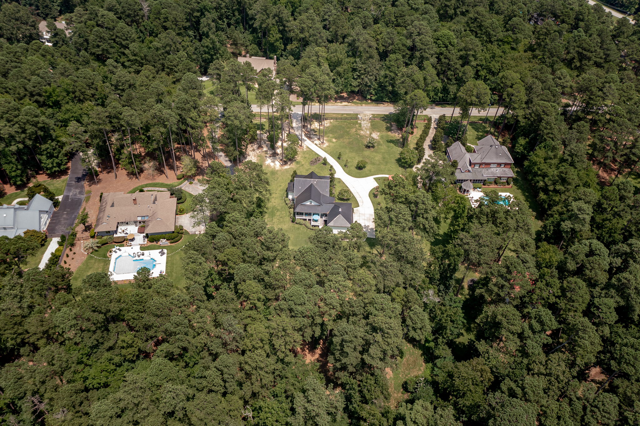 Aerial View Of Home