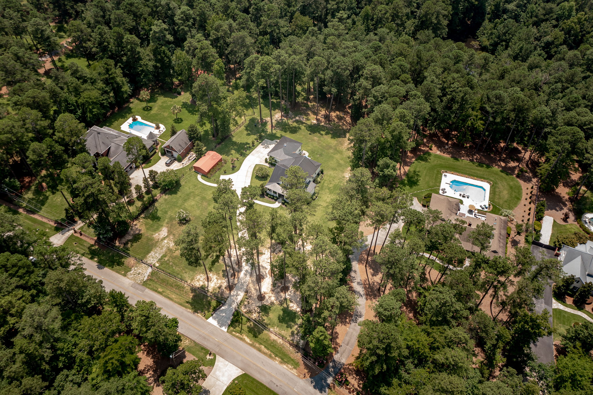 Aerial View Of Home