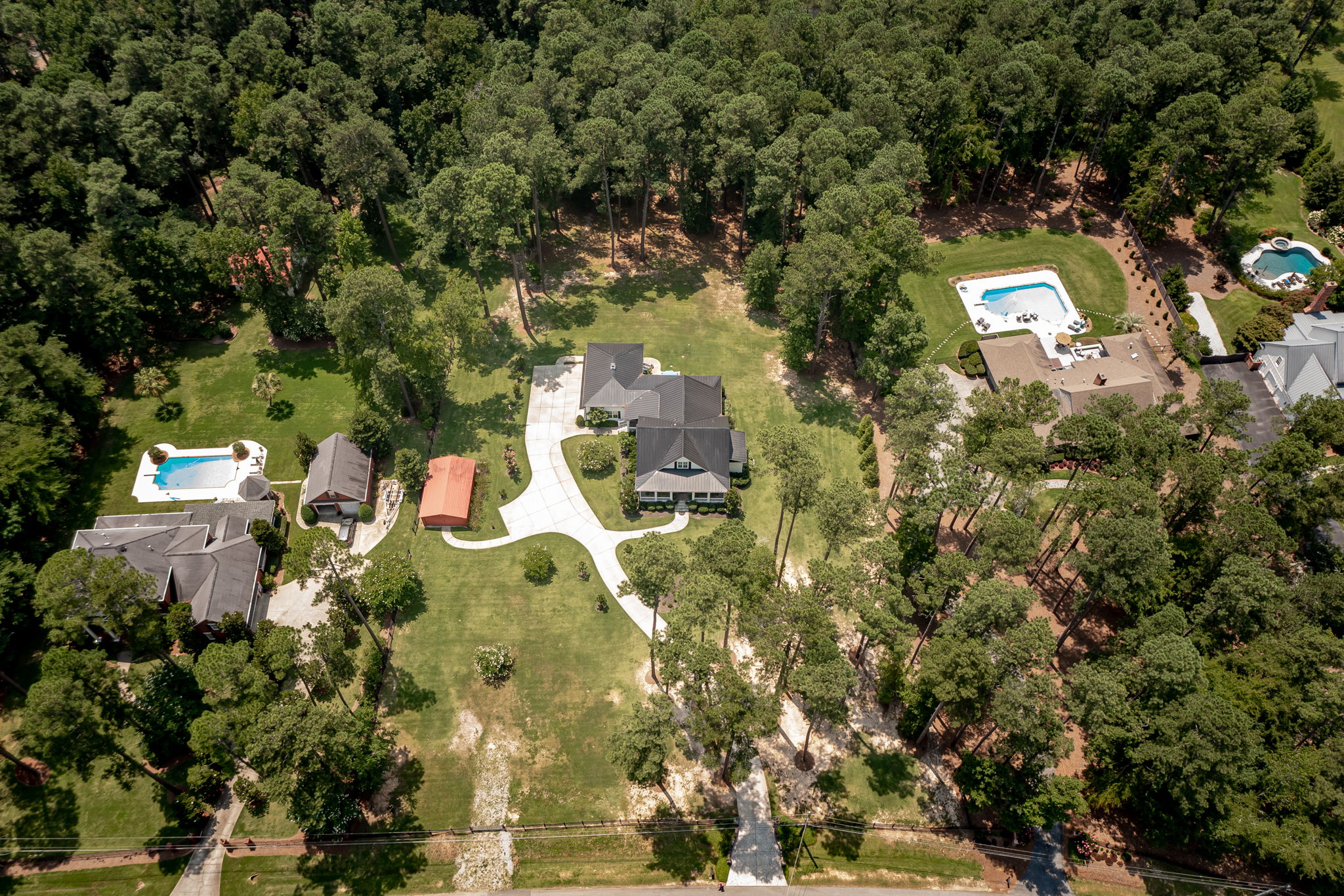 Aerial View Of Home