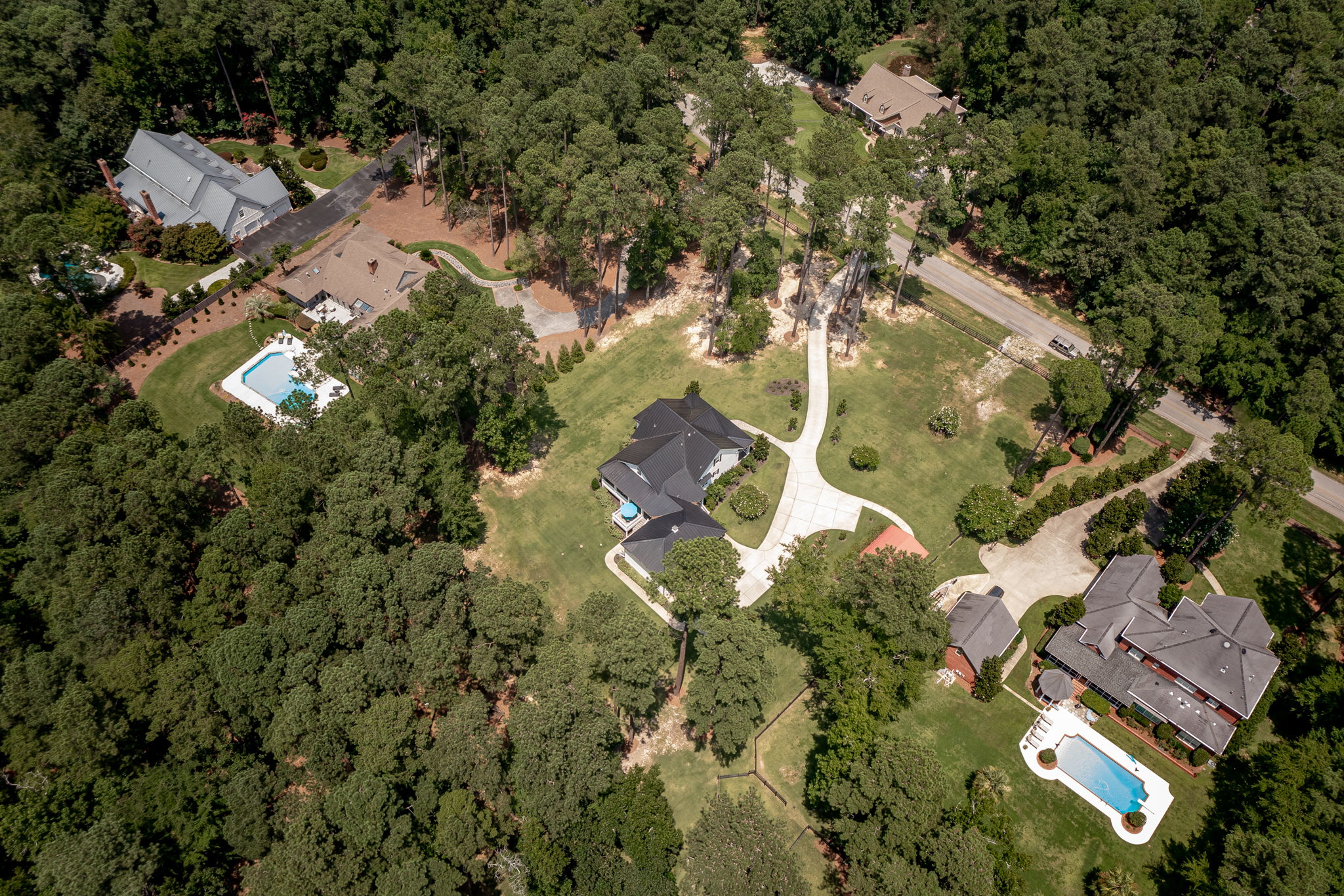 Aerial View Of Home
