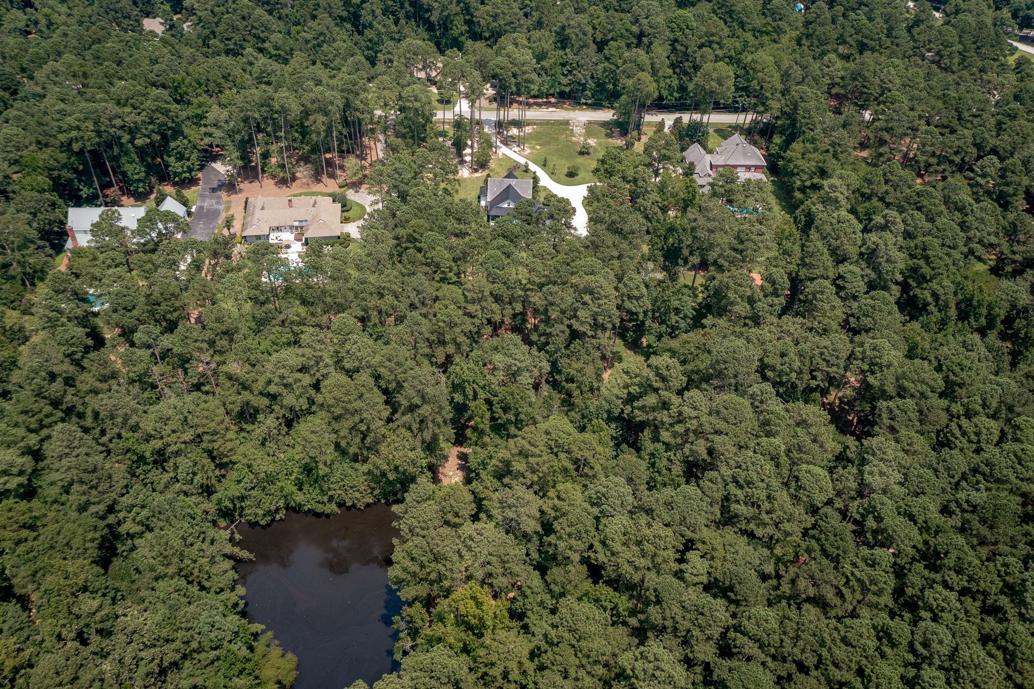 Aerial View Of Home