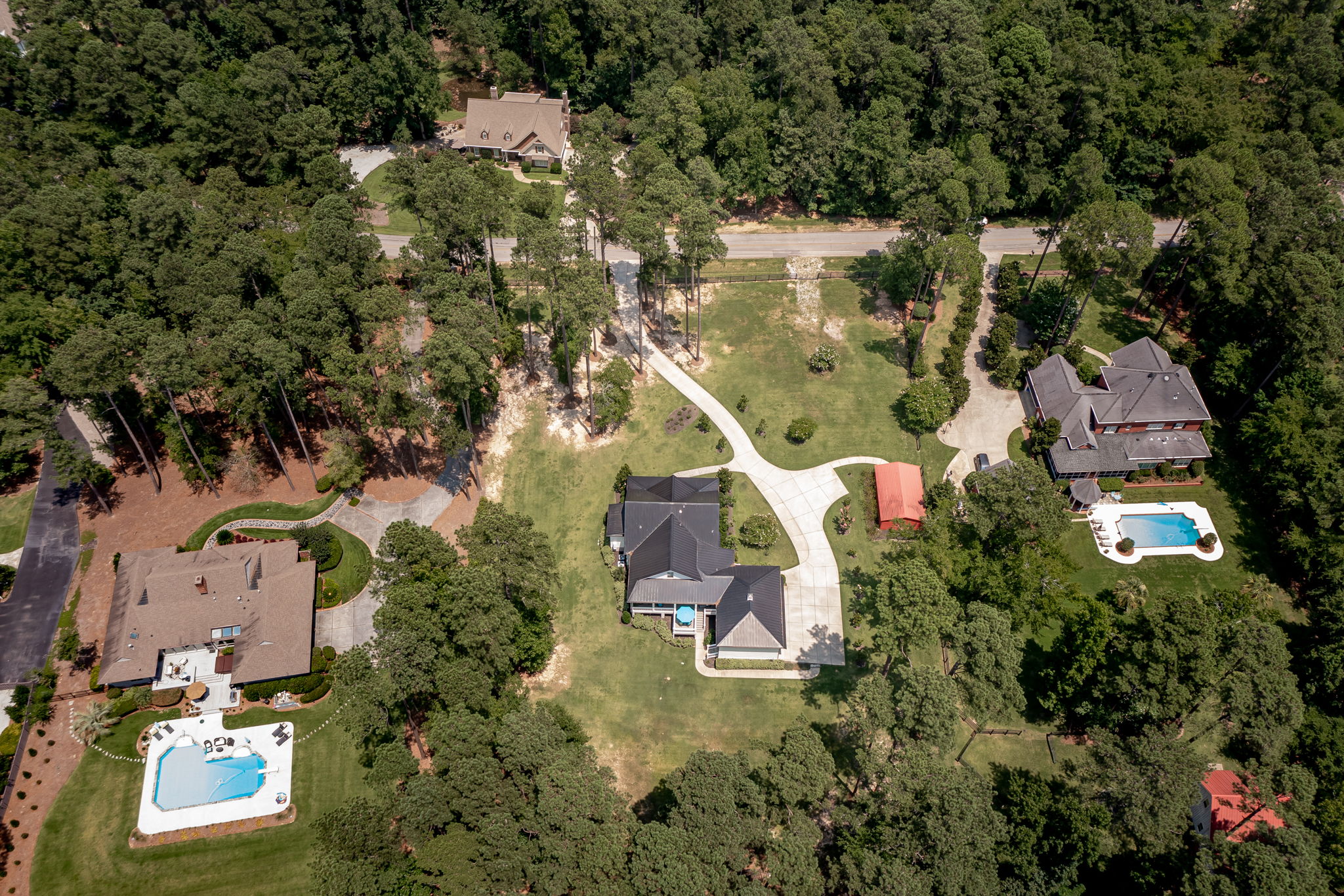 Aerial View Of Home