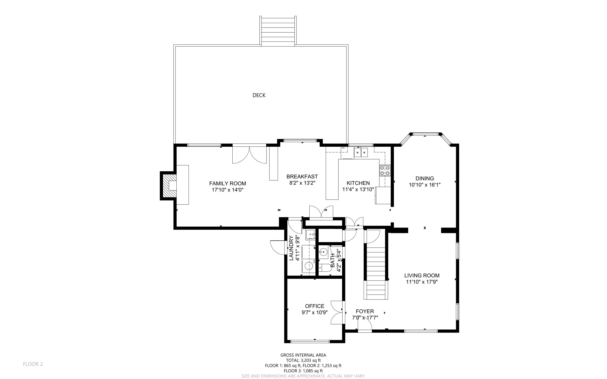 Interactive Floorplan 4412 Morningwood Dr, Olney, MD 20832