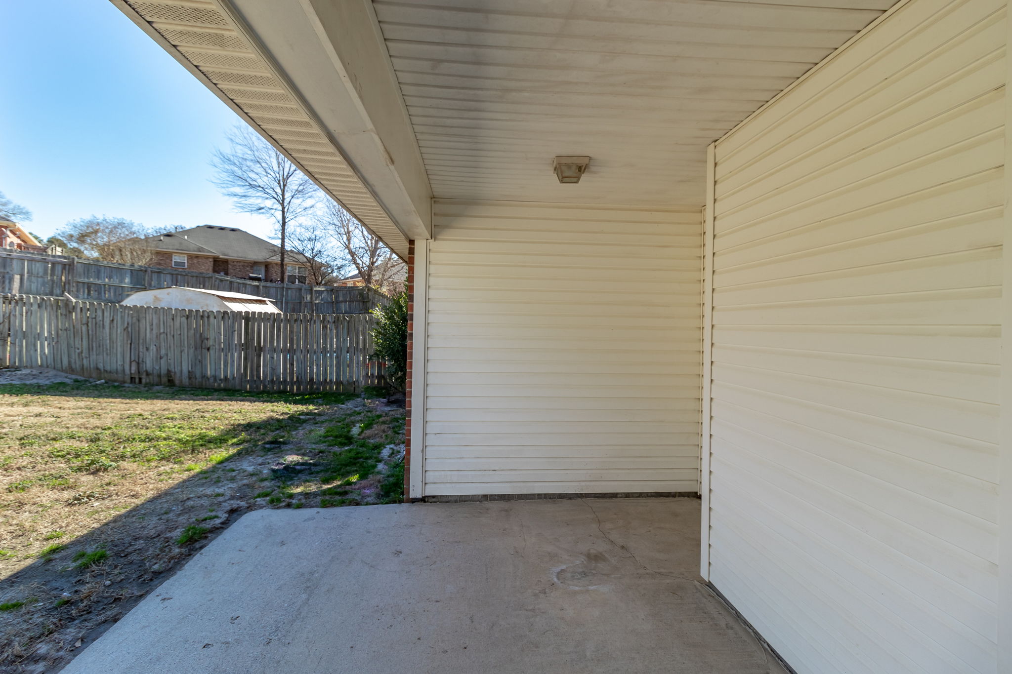 Covered Back Porch