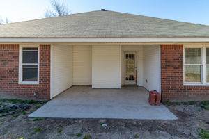 Covered Back Porch