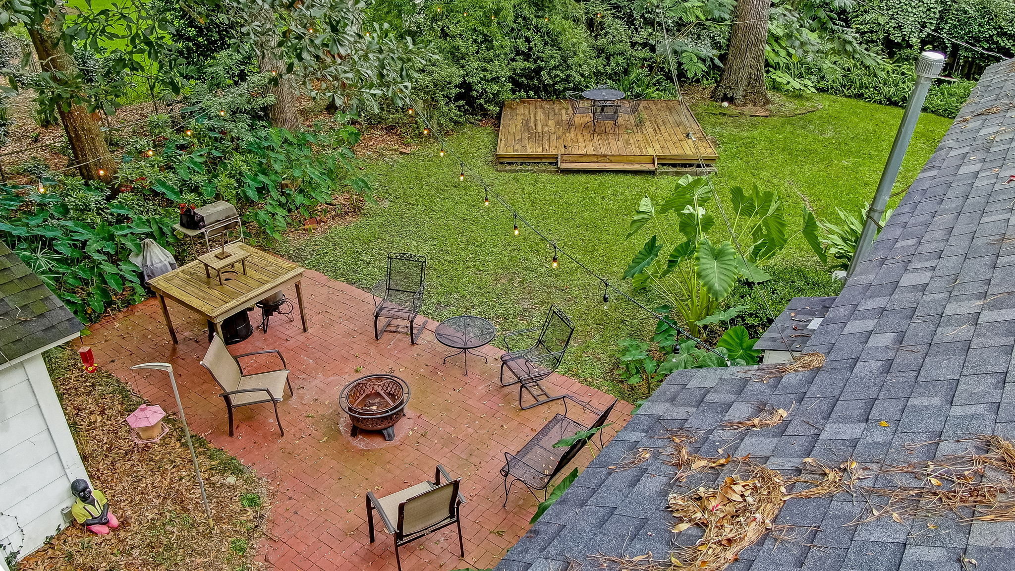 Backyard perfect for entertaining