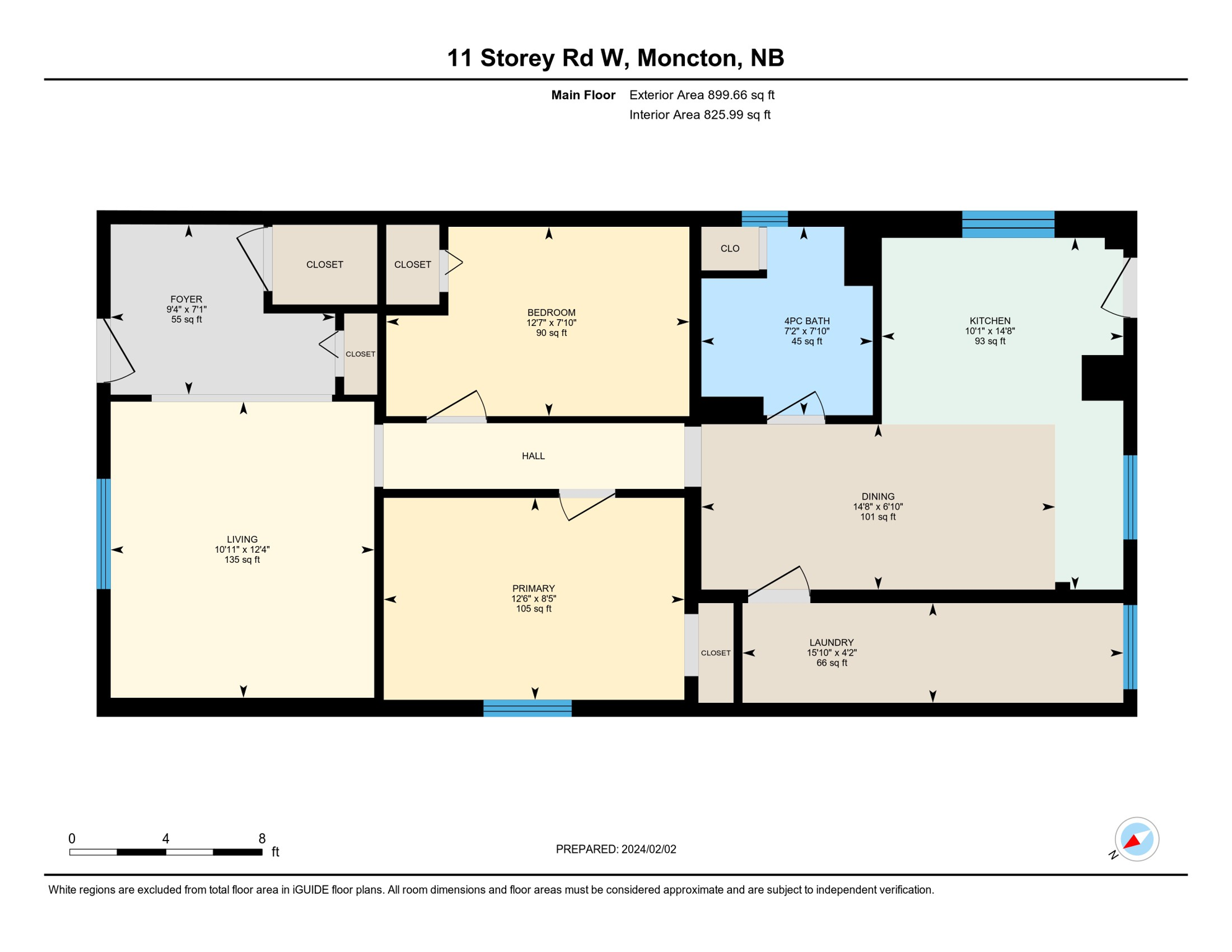 11 Storey Rd W, Moncton, NB E1A 2W6 PROPICSTA & MeasureMySpace