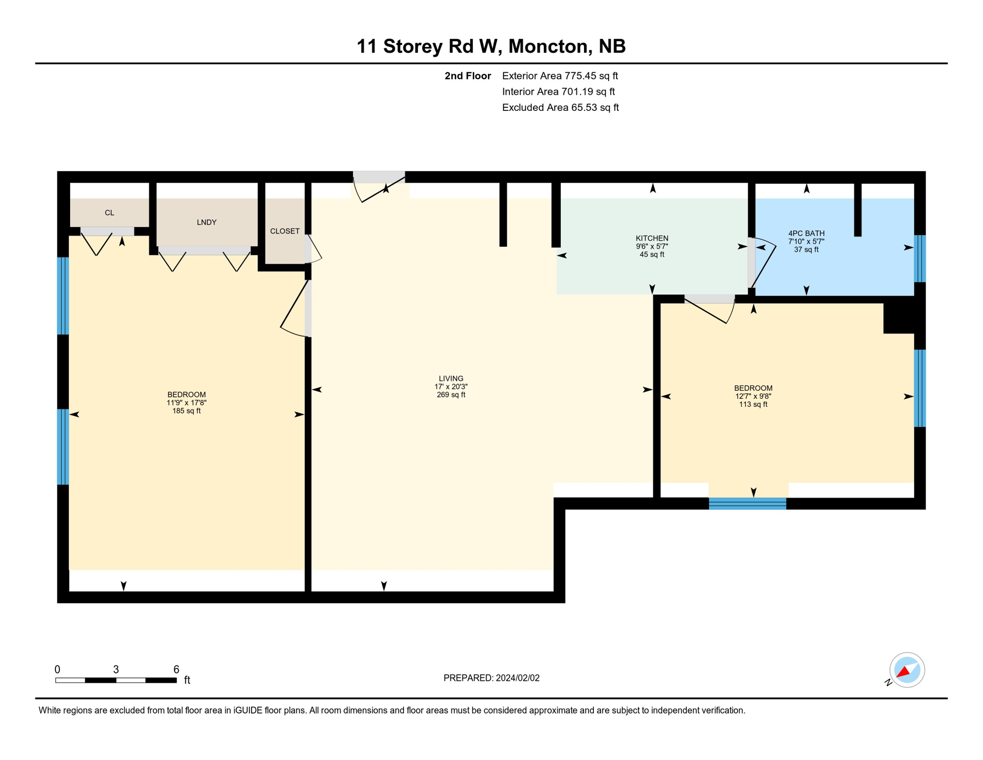 11 Storey Rd W, Moncton, NB E1A 2W6 PROPICSTA & MeasureMySpace