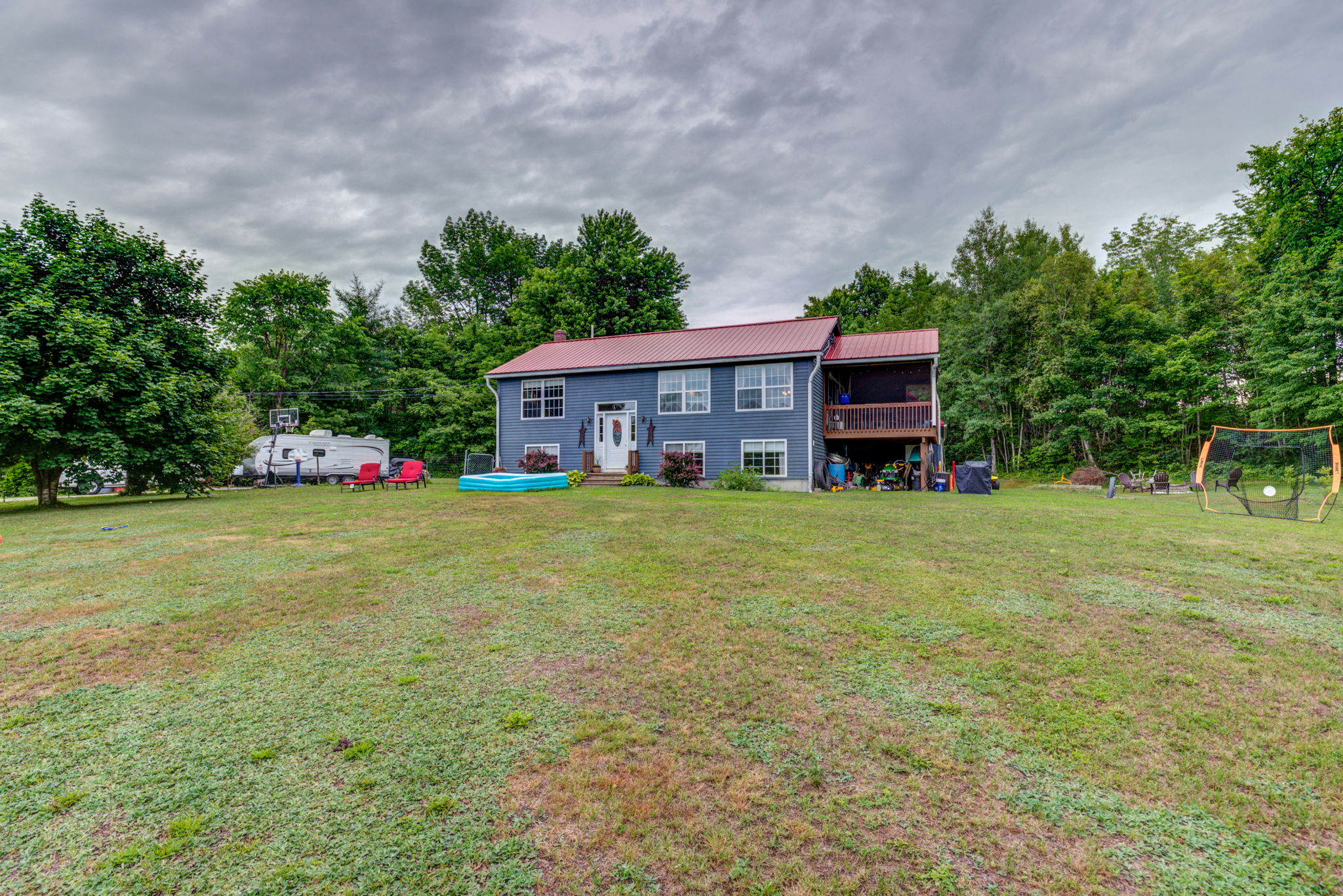 8 Hallie Way, Buckfield, ME 04220 Xtreme Aerial View