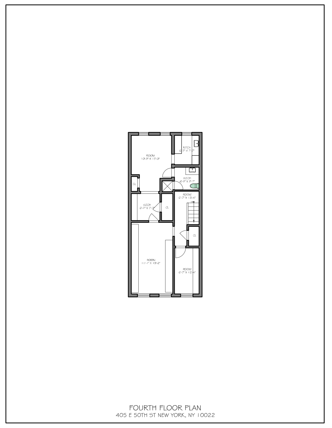 Fourth Floor Plan